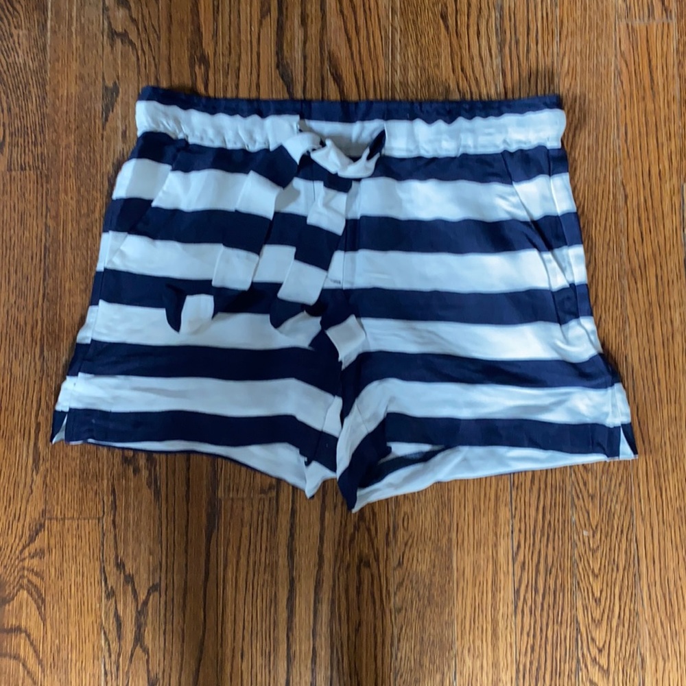Loft navy and white small shorts